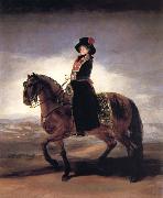 Francisco Goya Maria Luisa on Horseback oil on canvas